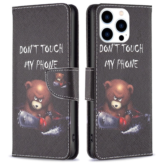 iPhone 16 Pro Max Wallet Flip Cover Don't Touch My - produktbillede 1