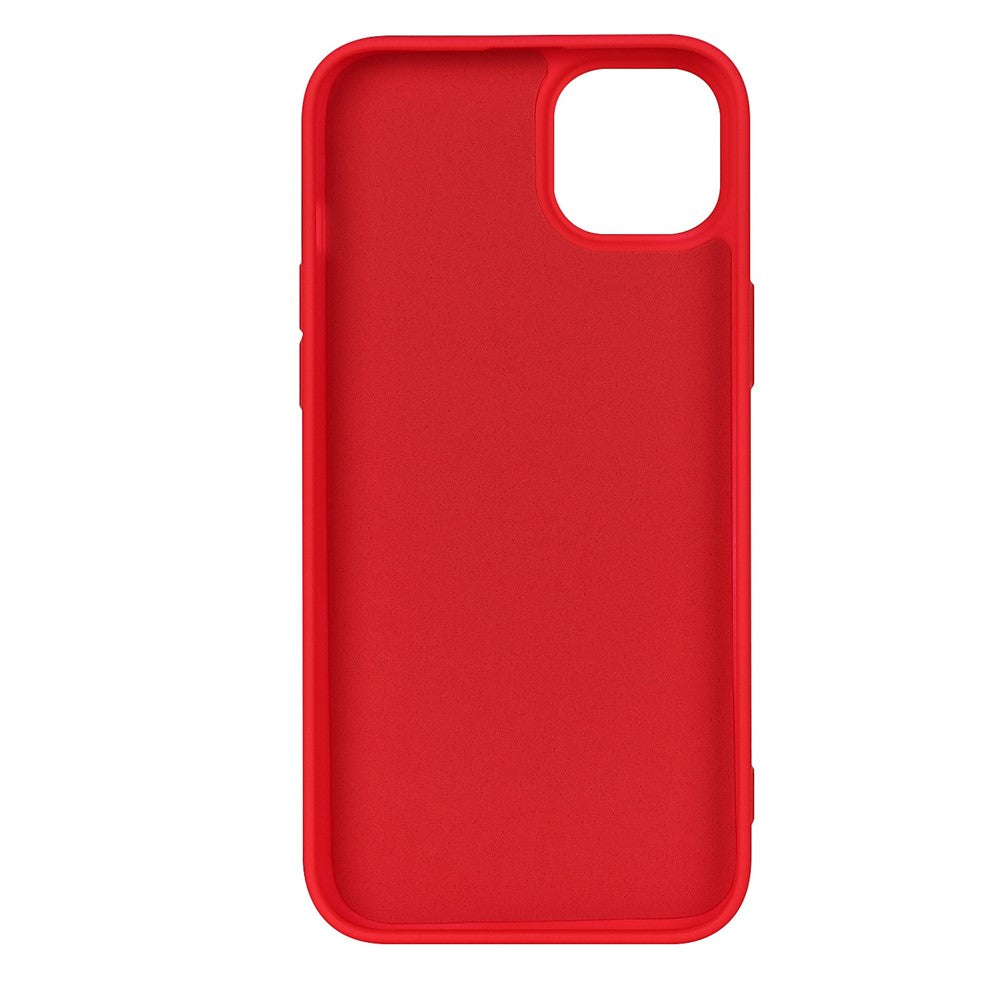 iPhone 14 Plus Cover Enfarvetrød - produktbillede 2