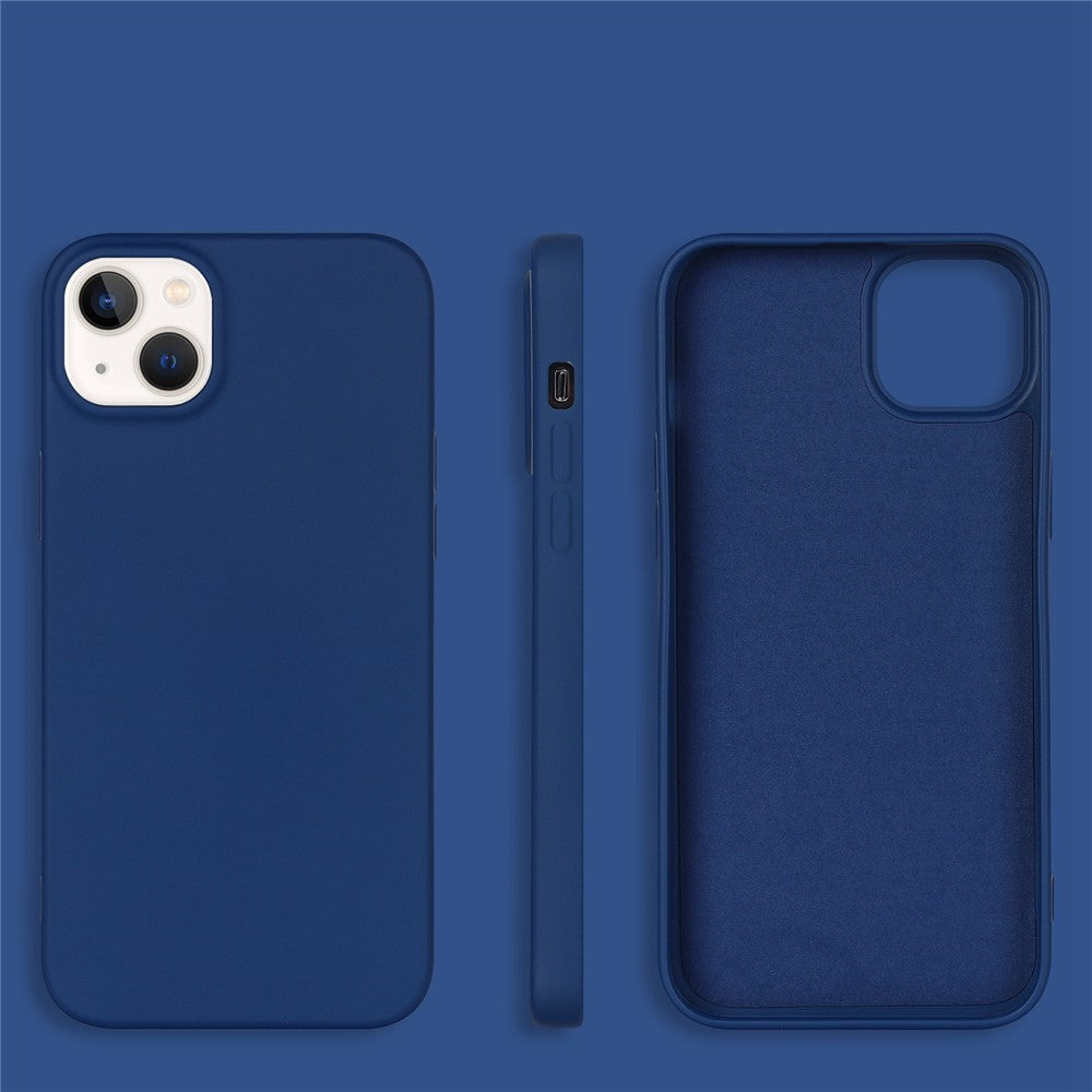 iPhone 14 Plus Cover Rubberized 2mm – Blå