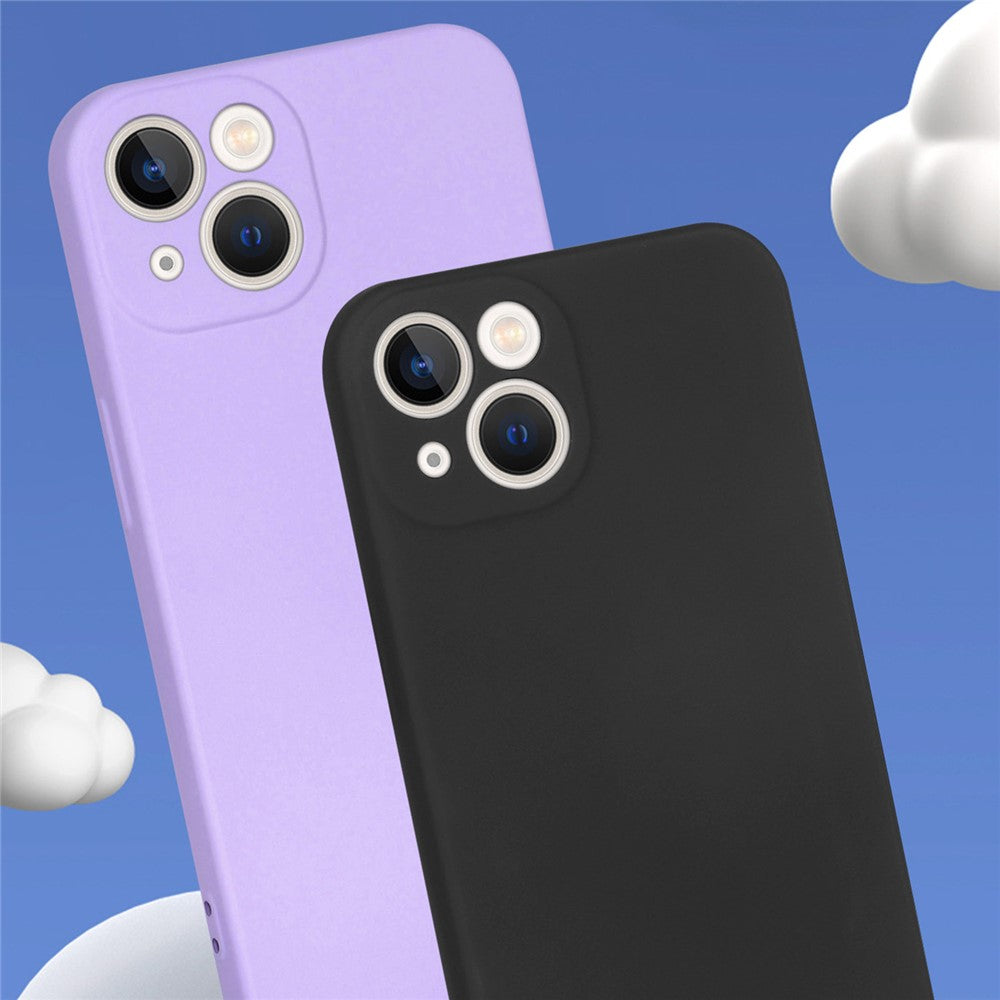 iPhone 14 TPU Cover Drop proof Fiber Lining 2 2mm Thickness Rubberized Soft – Rød - produktbillede 10