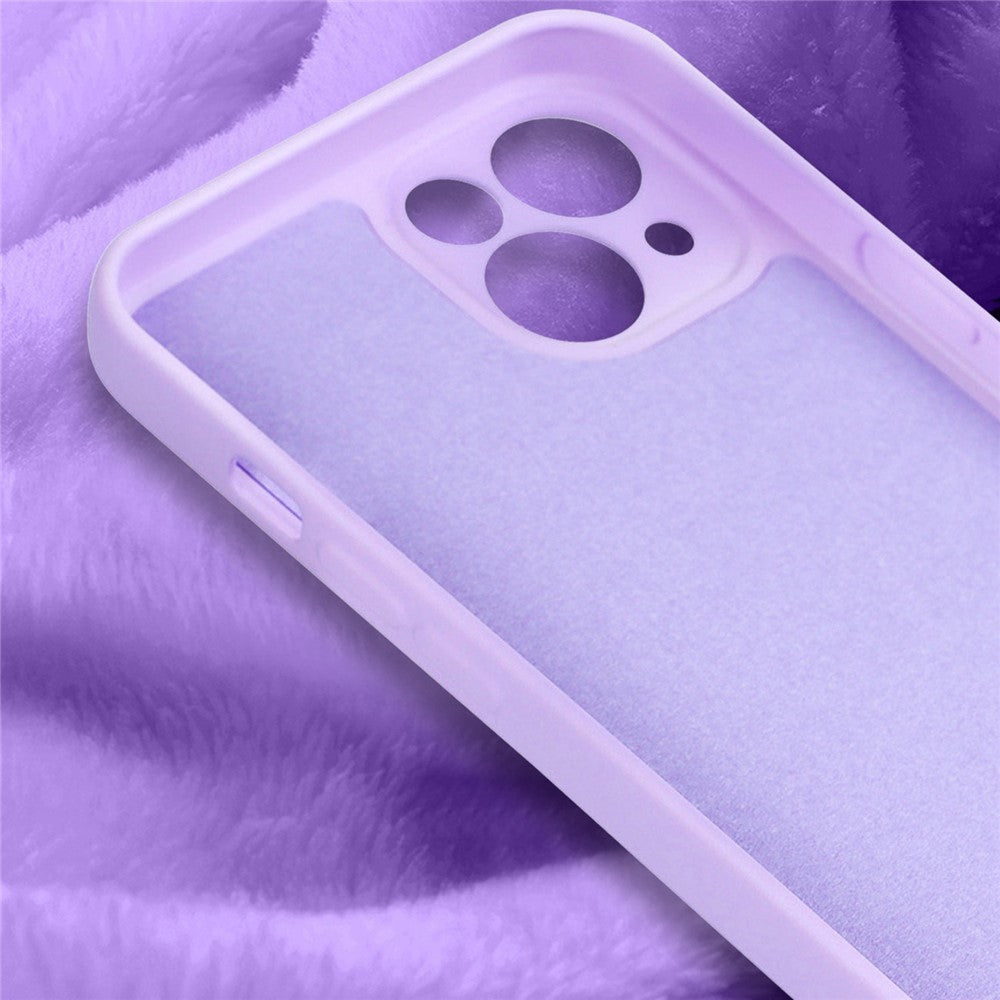 iPhone 14 TPU Cover Drop proof Fiber Lining 2 2mm Thickness Rubberized Soft – Rød - produktbillede 5