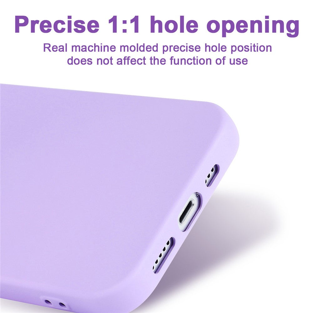 iPhone 14 TPU Cover Drop proof Fiber Lining 2 2mm Thickness Rubberized Soft – Rød - produktbillede 6