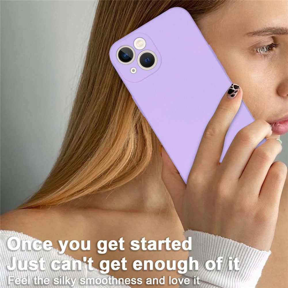 iPhone 14 TPU Cover Drop proof Fiber Lining 2 2mm Thickness Rubberized Soft – Rød - produktbillede 9