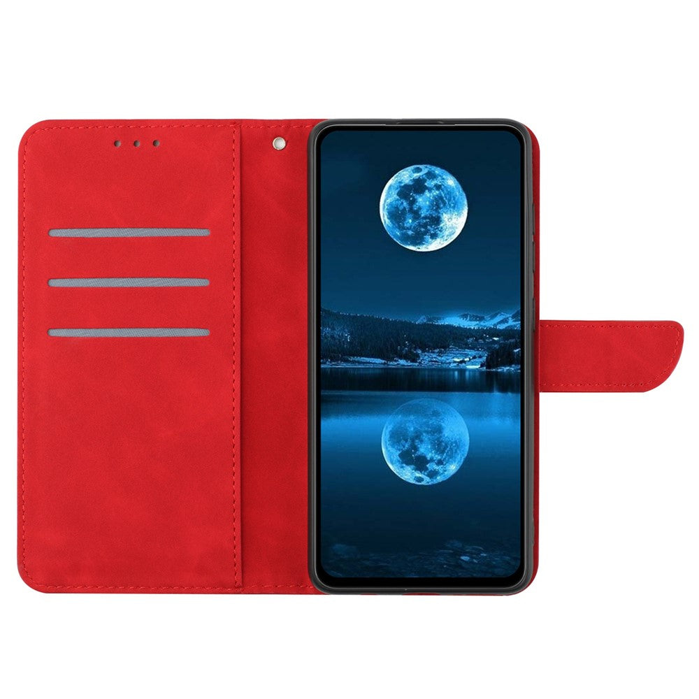 iPhone 16 Pro Max Wallet Flip Cover Ht05 – Rød - produktbillede 2