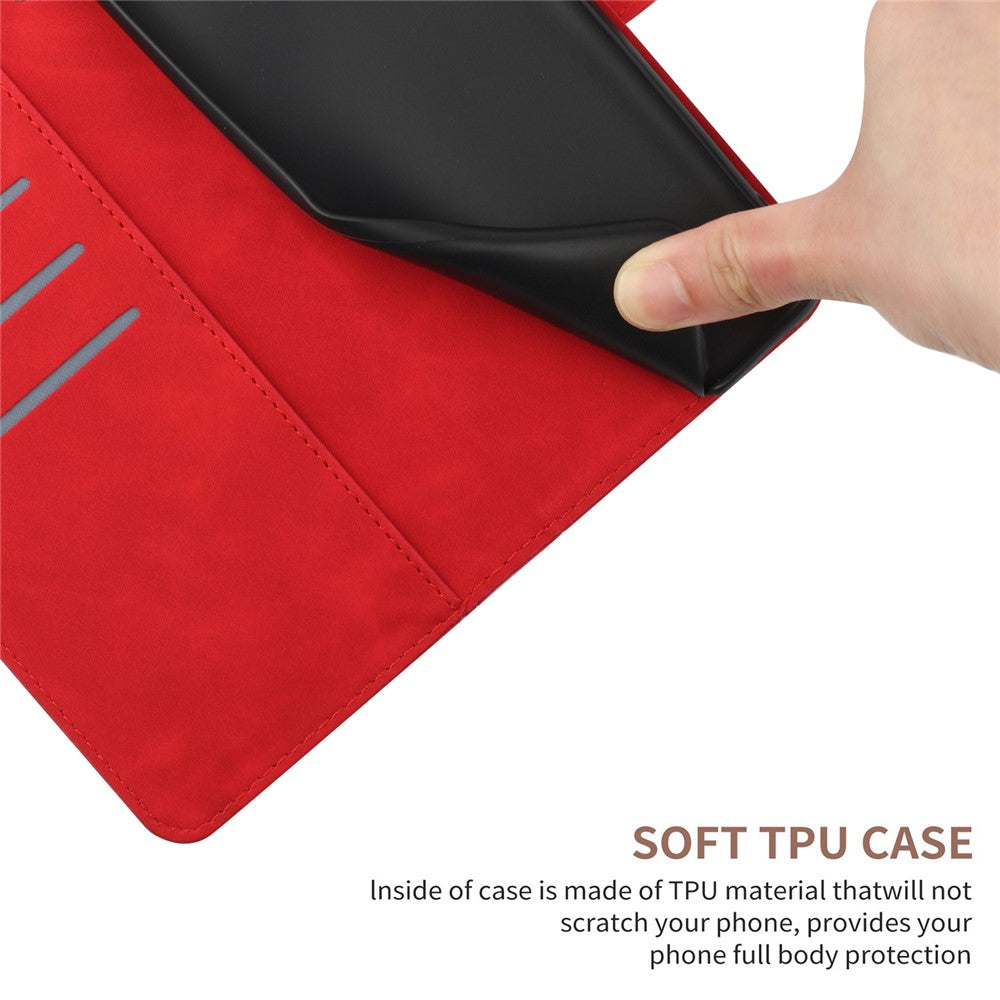 iPhone 16 Pro Wallet Flip Cover Ht05 – Rød - produktbillede 7