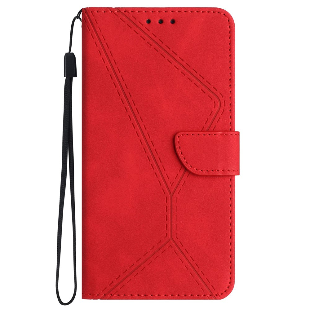 iPhone 16 Pro Wallet Flip Cover Ht05 – Rød - produktbillede 9