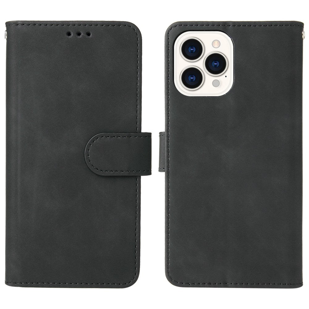 iPhone 14 Pro PU Wallet Flip Cover Folio – Sort - produktbillede 1