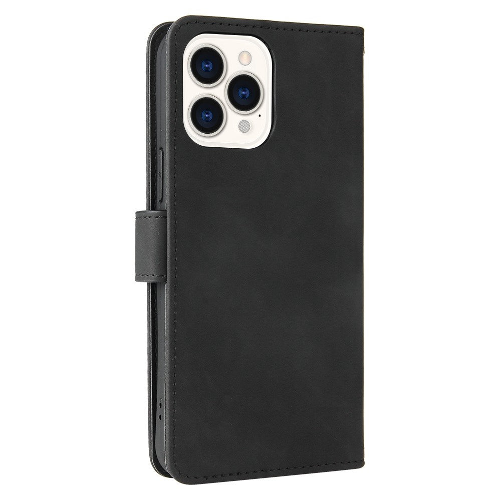 iPhone 14 Pro PU Wallet Flip Cover Folio – Sort - produktbillede 5
