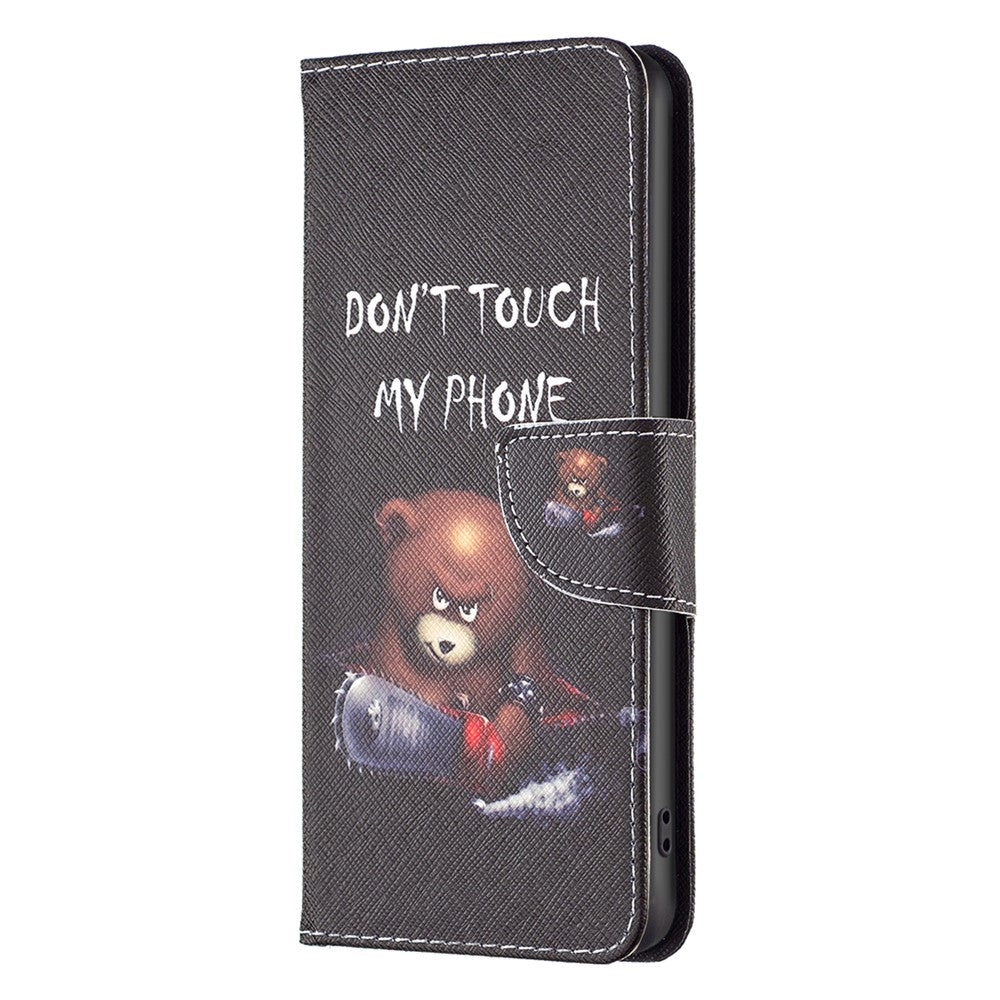 iPhone 16 Plus Wallet Flip Cover Don't Touch My - produktbillede 5