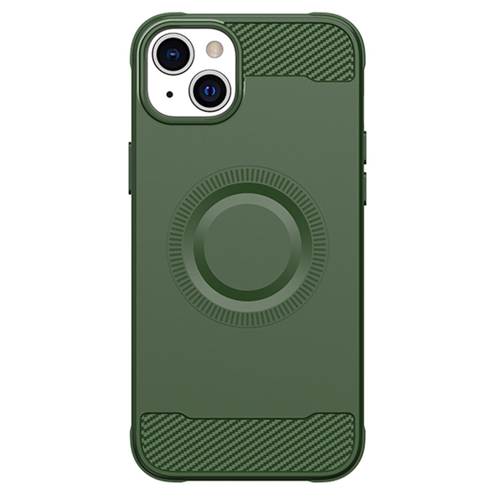 iPhone 14 MagSafe Cover carbon – Grøn - produktbillede 2