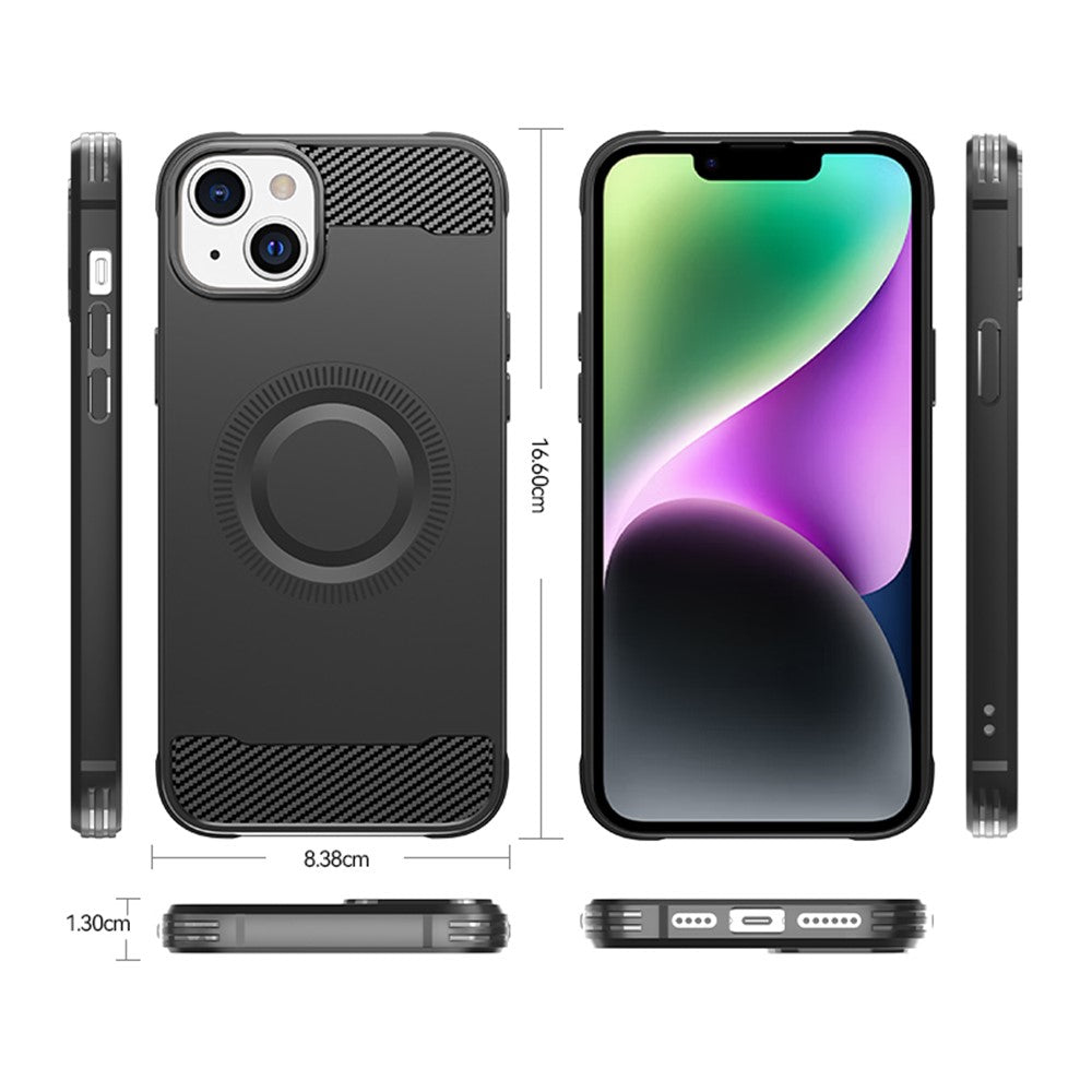 iPhone 14 MagSafe Cover carbon – Grøn - produktbillede 7
