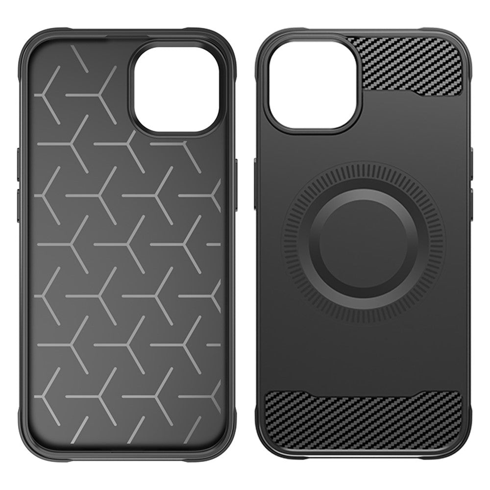 iPhone 13 MagSafe Cover carbon – Brun - produktbillede 4