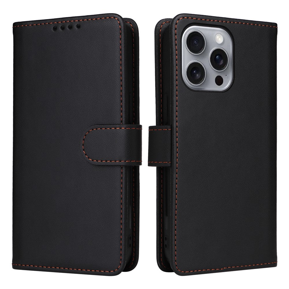 iPhone 16 Pro Max Wallet Flip Cover – Sort - produktbillede 1