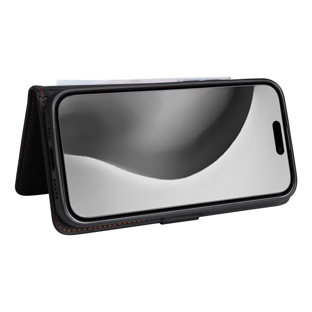 iPhone 16 Pro Max Wallet Flip Cover – Sort - produktbillede 4