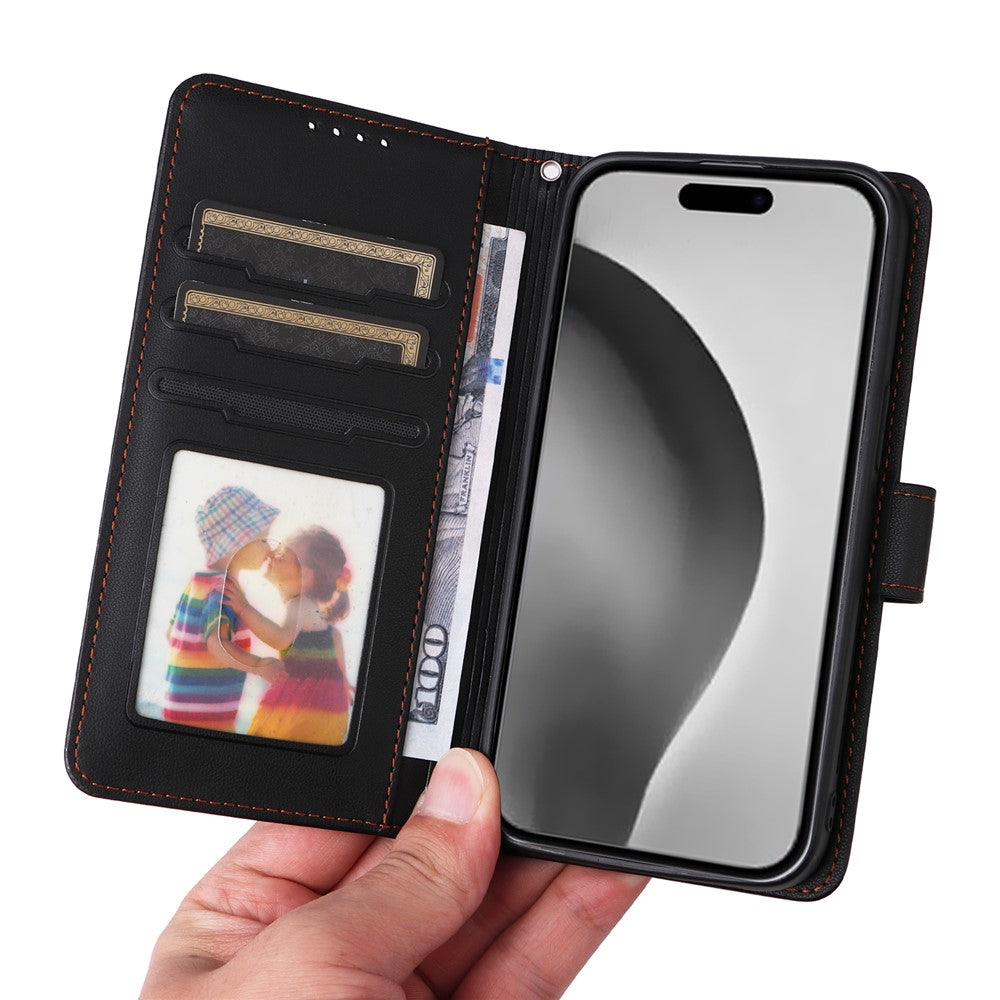 iPhone 16 Pro Max Wallet Flip Cover – Sort - produktbillede 7