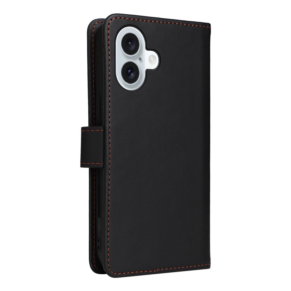 iPhone 16 Plus Wallet Flip Cover – Sort - produktbillede 9