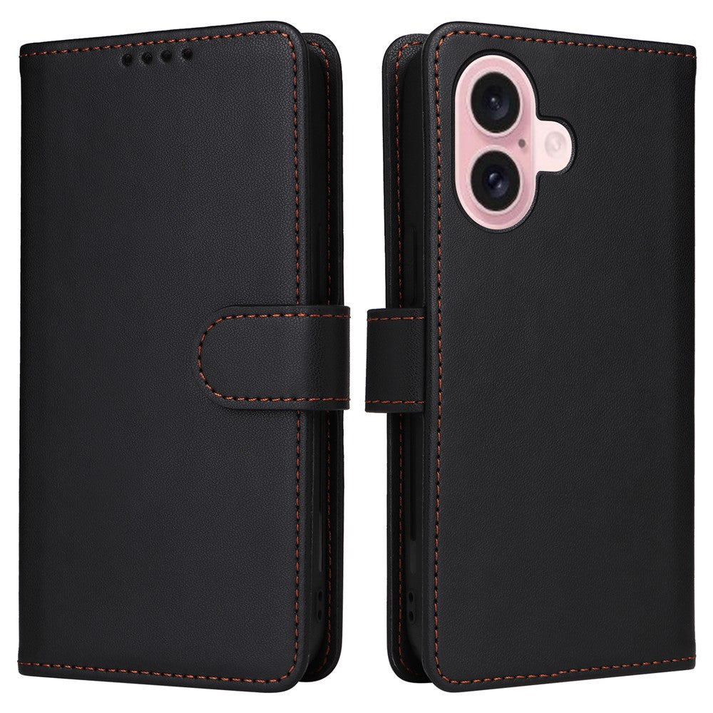 iPhone 16 Wallet Flip Cover – Sort - produktbillede 1