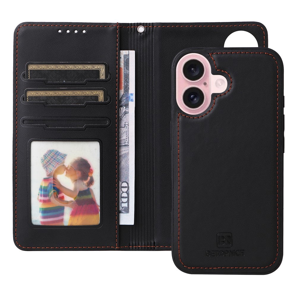 iPhone 16 Wallet Flip Cover – Sort - produktbillede 2