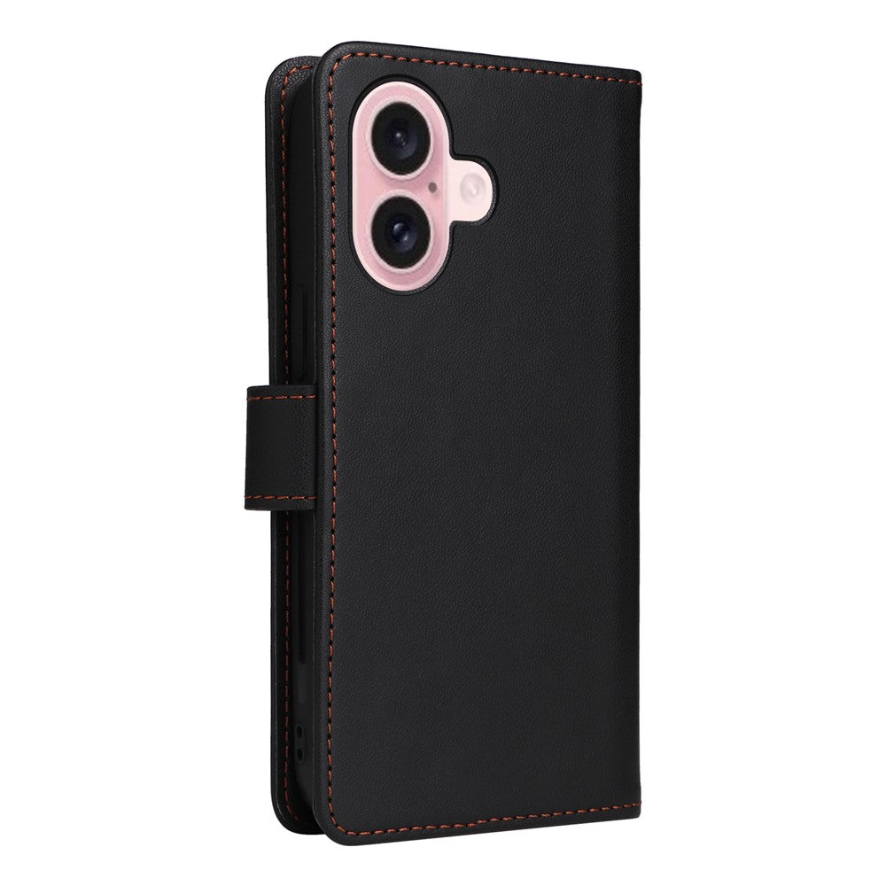 iPhone 16 Wallet Flip Cover – Sort - produktbillede 9