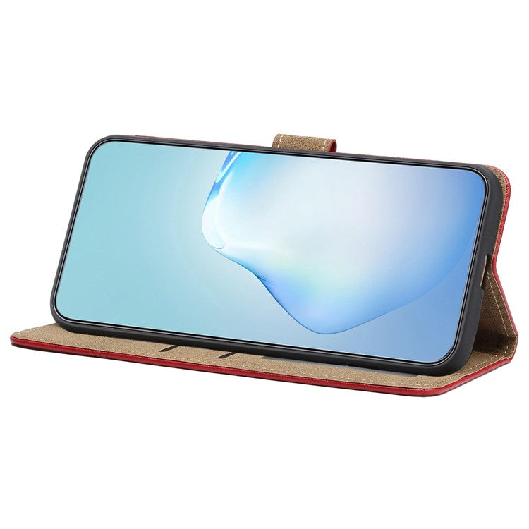 iPhone 12/12 Pro Wallet Flip Cover Cowhide – Brun