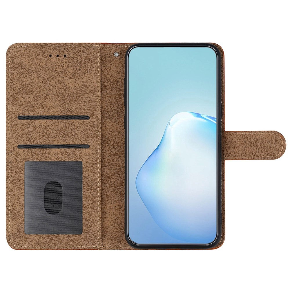 iPhone 12/12 Pro Wallet Flip Cover Cowhide – Rød - produktbillede 3