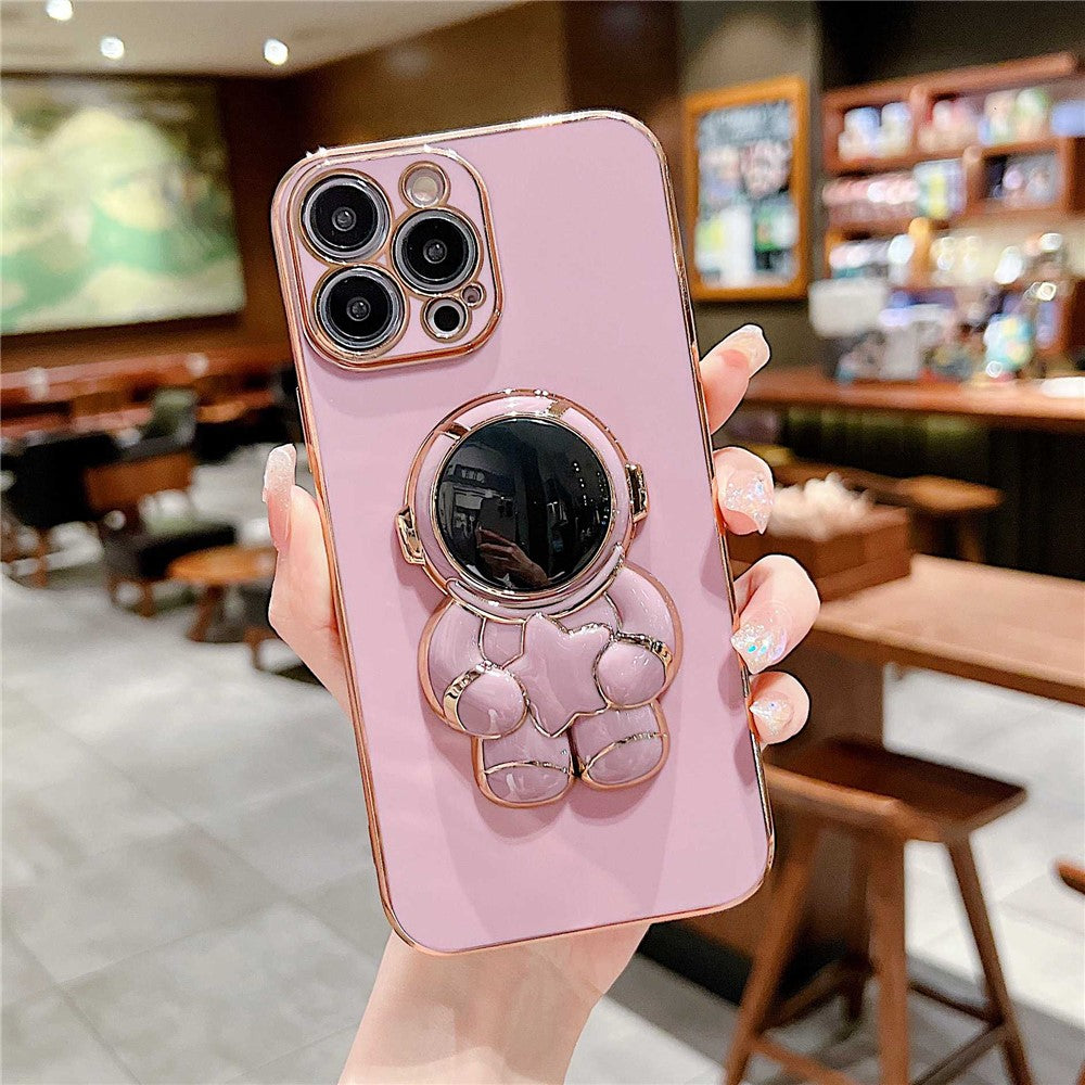iPhone 13 Pro Cover Kickstand Astronaut – Lilla - produktbillede 1