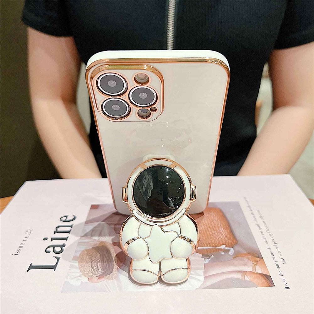 iPhone 13 Pro Cover Kickstand Astronaut – Lilla - produktbillede 2