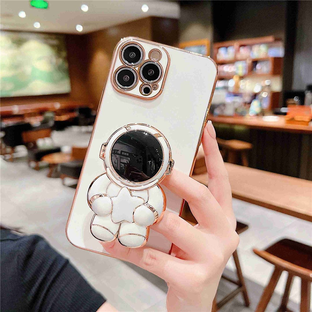 iPhone 13 Pro Cover Kickstand Astronaut – Lilla - produktbillede 3
