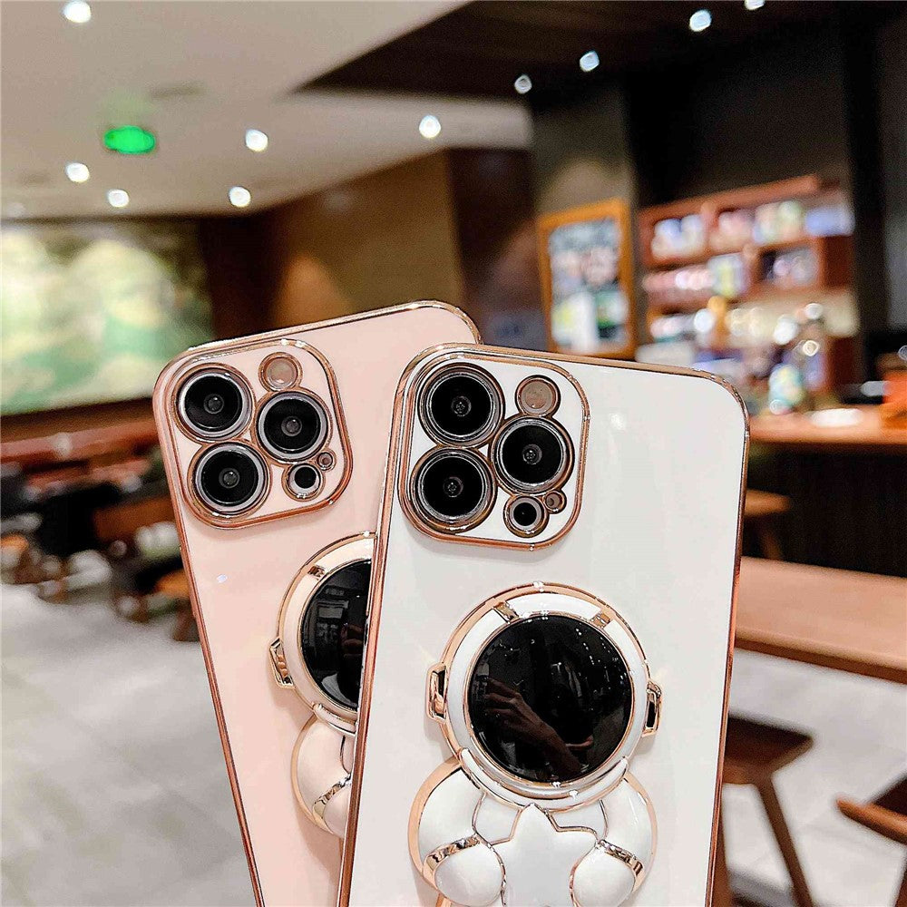 iPhone 13 Pro Cover Kickstand Astronaut – Lilla - produktbillede 4
