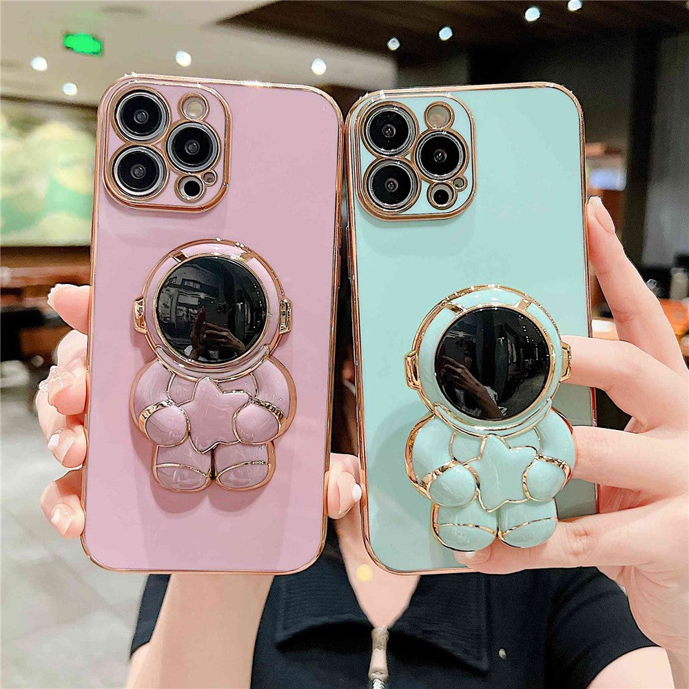 iPhone 13 Pro Cover Kickstand Astronaut – Lilla - produktbillede 7