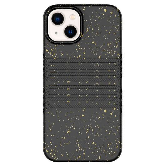 iPhone 14 TPU Cover Anti scratch Fully Biodegradable Wheat Straw Cell – Sort - produktbillede 1