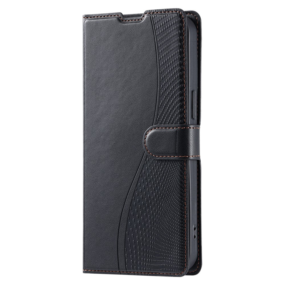 iPhone 16 Wallet Flip Cover Dots – Sort - produktbillede 9