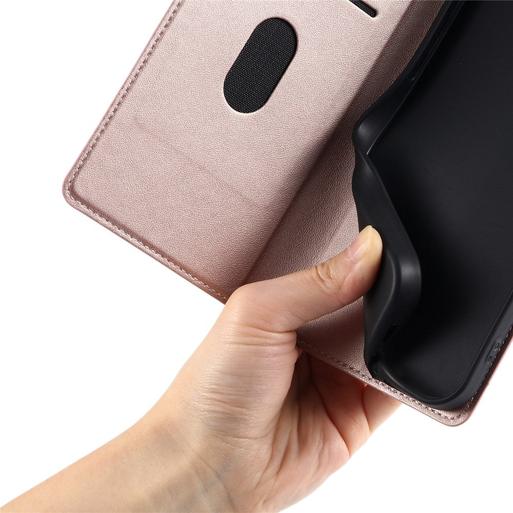 iPhone 16 Wallet Flip Cover Dots – Rosegold - produktbillede 8
