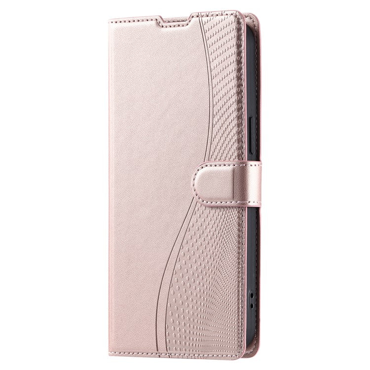 iPhone 16 Wallet Flip Cover Dots – Rosegold