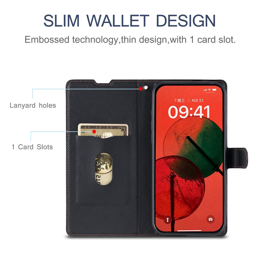 iPhone 16 Pro Wallet Flip Cover Dots – Sort - produktbillede 7