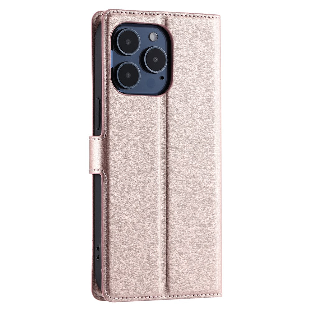 iPhone 16 Pro Wallet Flip Cover Dots – Rosegold - produktbillede 10
