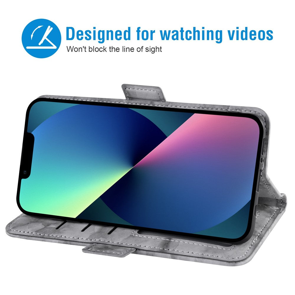 iPhone 13 Wallet Flip Cover marmor - produktbillede 2