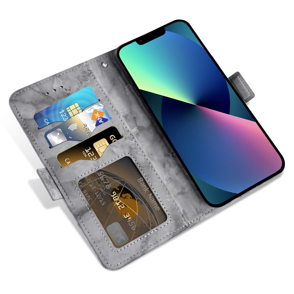 iPhone 13 Wallet Flip Cover marmor - produktbillede 3