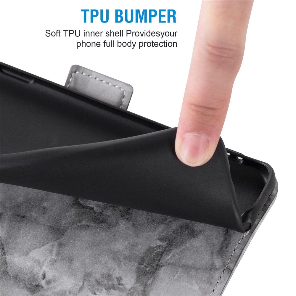 iPhone 13 Wallet Flip Cover marmor - produktbillede 4