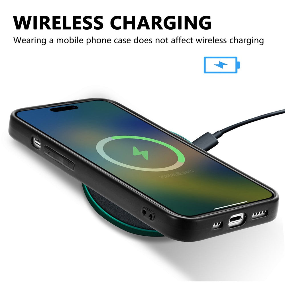 iPhone 14 Pro Max TPU Cover Camouflage Pattern Support Wireless Charging – Grøn - produktbillede 10