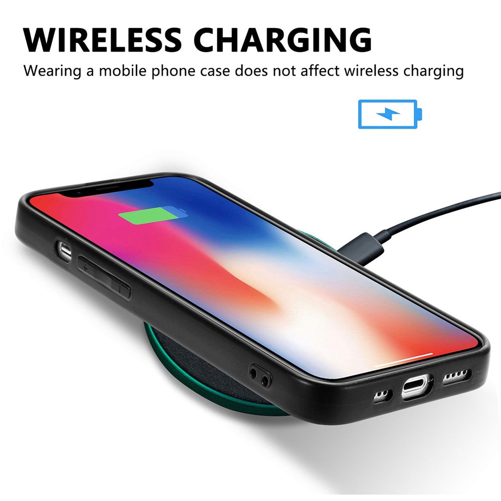iPhone 14 Plus TPU Cover Camouflage Pattern Shockproof Anti Fall Support Wireless Charging – Grøn - produktbillede 10