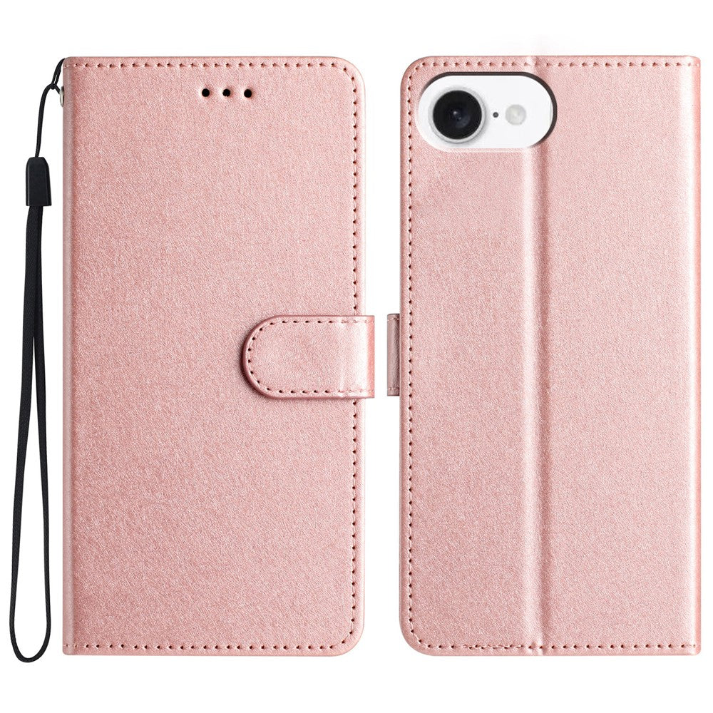 iPhone 16e / 17e Wallet Flip Cover – Rose Gold - produktbillede 1