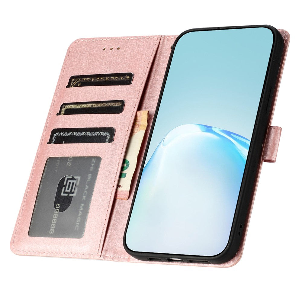 iPhone 16e / 17e Wallet Flip Cover – Rose Gold - produktbillede 3