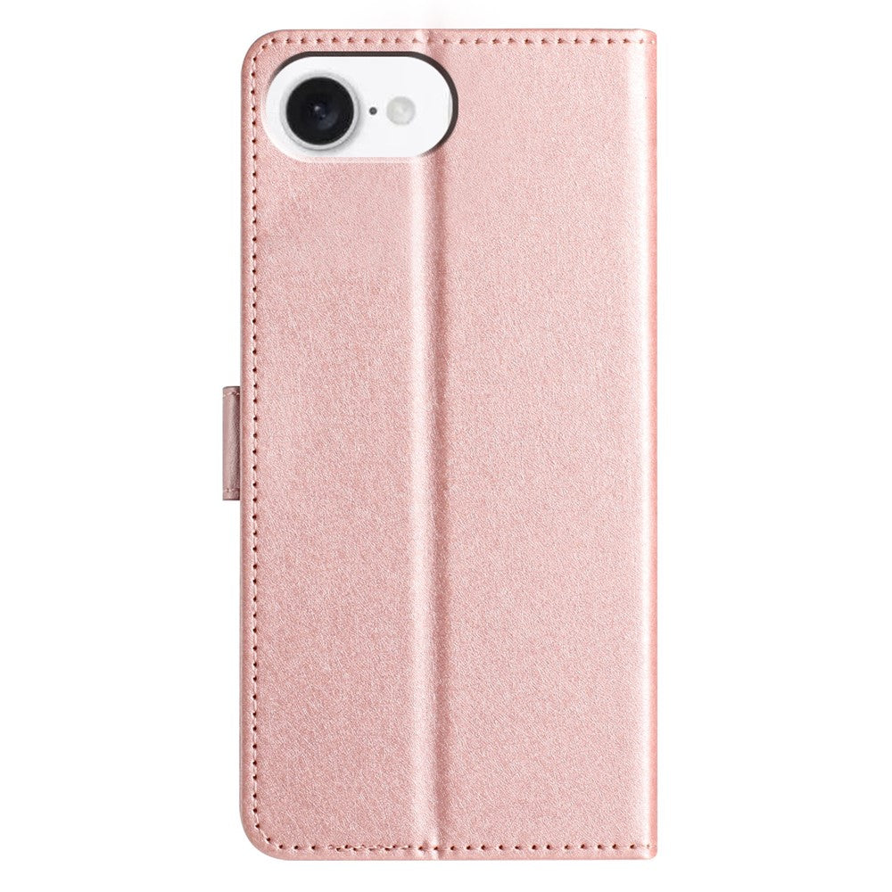 iPhone 16e / 17e Wallet Flip Cover – Rose Gold - produktbillede 7