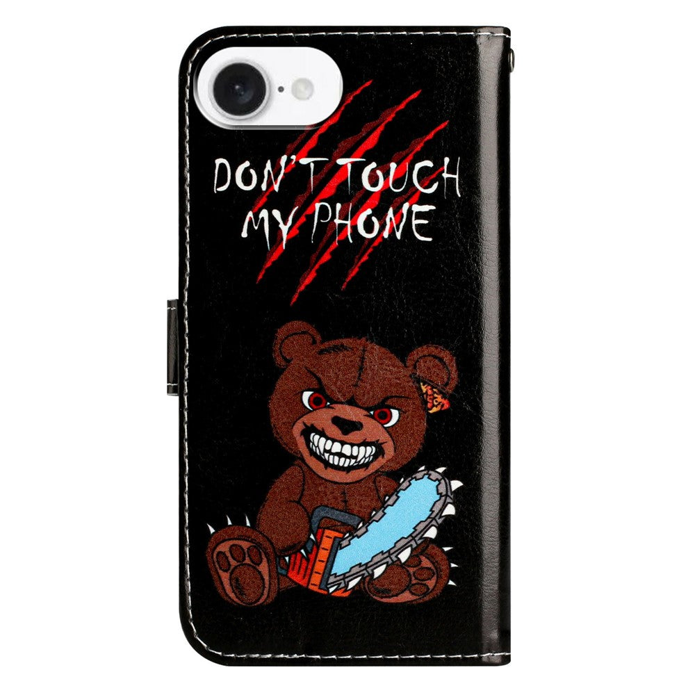 iPhone 16e / 17e Wallet Flip Cover Dont Touch My Phone - produktbillede 8