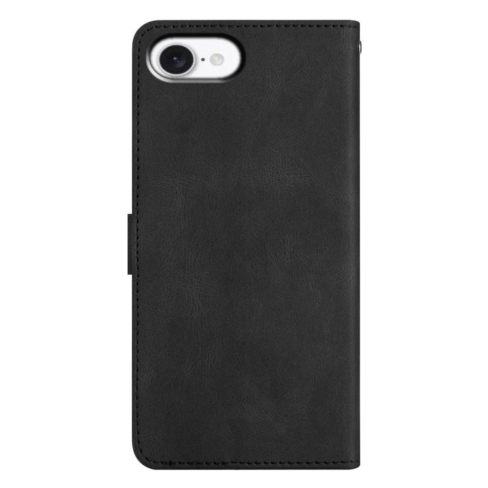 iPhone 16e / 17e Wallet Flip Cover Lines – Sort - produktbillede 9