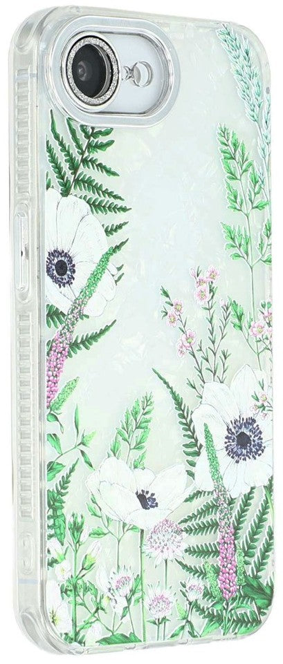 iPhone 16e / 17e Cover Blomster – Grønne