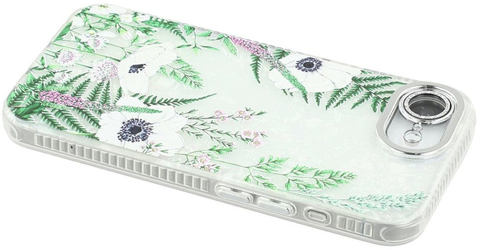 iPhone 16e / 17e Cover Blomster – Grønne