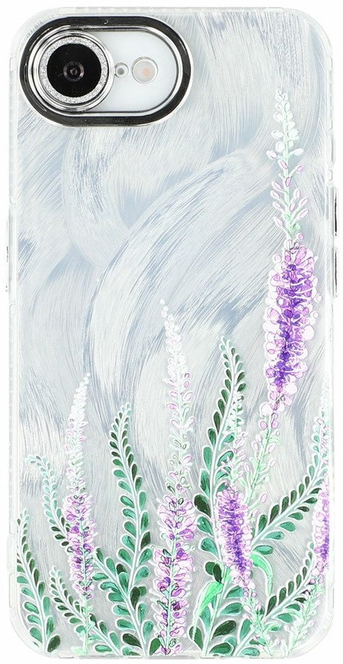 iPhone 16e / 17e Cover Blomster – Grønne