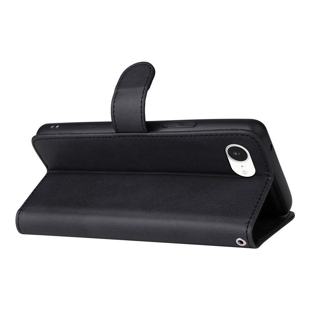iPhone 16e / 17e Wallet Flip Cover 2-i-1 – Sort